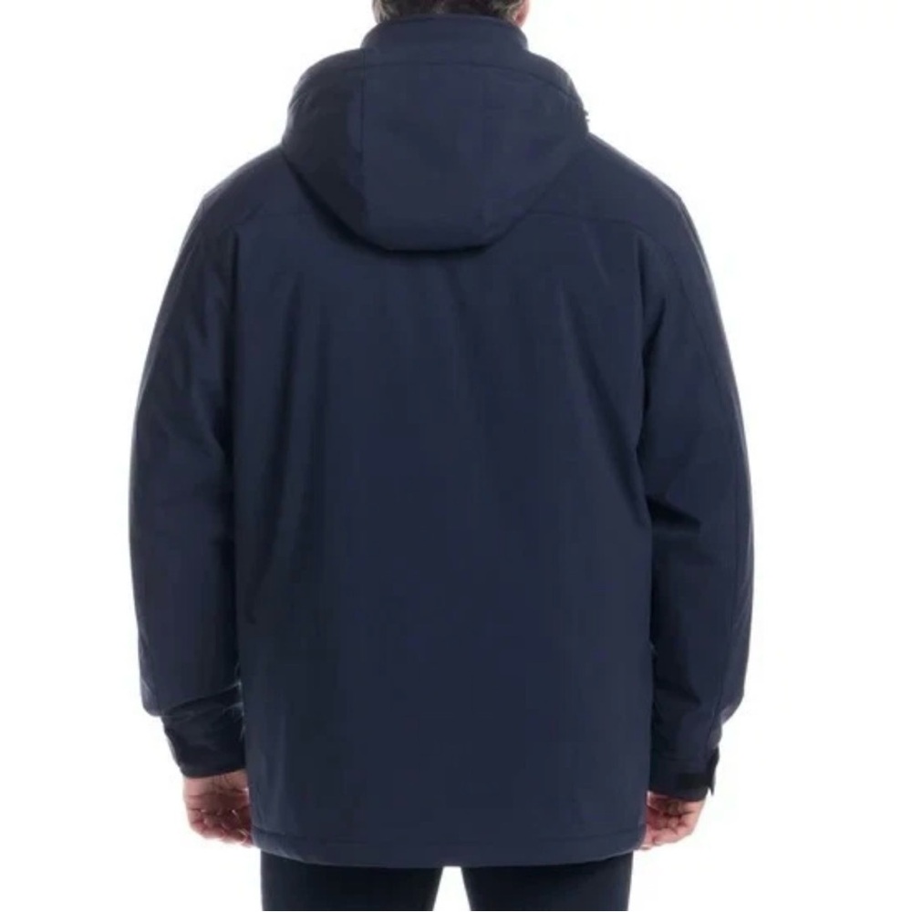 Weatherproof Stretch Tech Hooded Jacket Blue Wind… - image 4